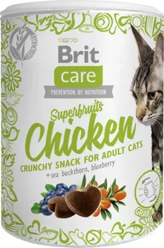 Pamlsek pro kočku Brit Care Cat Snack Superfruits Chicken 100 g