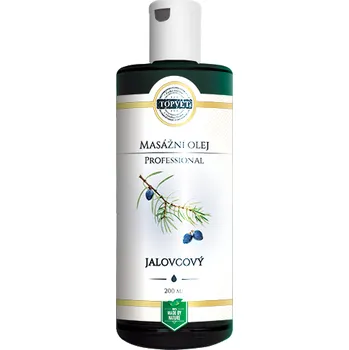 Topvet Jalovcový masážní olej 200 ml