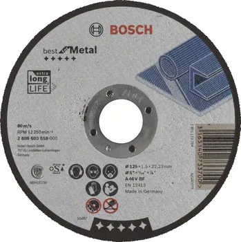 Řezný kotouč Bosch příslušenství professional Bosch Dělicí kotouč rovný Best for Metal 2608603518