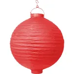 Partydeco Papírový lampion 30 cm červený