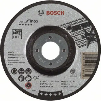 Řezný kotouč Bosch příslušenství professional Bosch Hrubovací kotouč profilovaný Best for Inox 2608603511