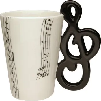 Hrnek HOUSLOVÝ KLÍČ, svislá PARTITURA