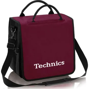 turistický batoh ZOMO Technics BackBag Wine Red/White (DJ Bag 3v1, vhodný do ruky, na rameno či jako batoh)