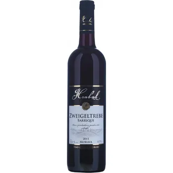 Víno Hrabal Zweigeltrebe barrique pozdní sběr 2015 - 0,75 l