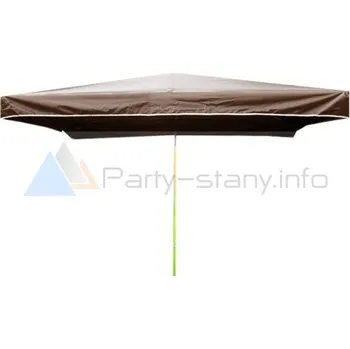 Slunečník Prodejní slunečník 3x2m hnědý 15kg