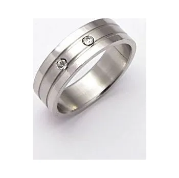 Prsten Dámský prsten z chirurgické oceli (KPZ2)