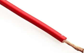 Průmyslový kabel CYA 2, 5 H07V-K rudý