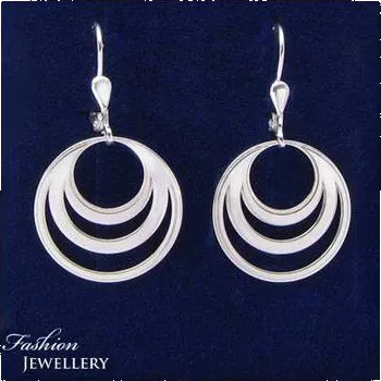 Náušnice Stříbrné visací náušnice KM14V