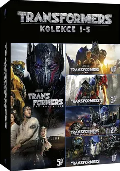 Sběratelská edice filmů DVD Kolekce Transformers 1-5 (2017) 5 disků