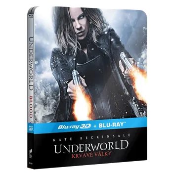 Blu-ray film Blu-ray Underworld: Krvavé války 3D + 2D Steelbook (2016) 2 disky
