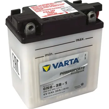 Auto-moto baterie Motobaterie VARTA 6N6-3B-1, 6Ah, 6V