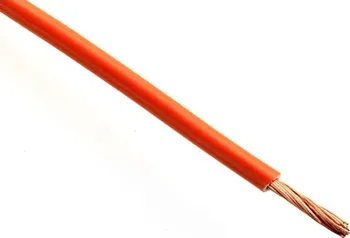 elektrický kabel CYA 1, 5 H07V-K 1, 5 oranžový