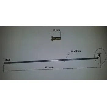 Nářadí na motocykly drát kola 17" vnitřní s maticí Yuki Quick