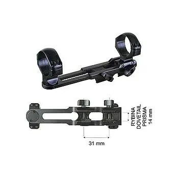 Puškohled Násuvná montáž ZH 1" B rybina 14 mm