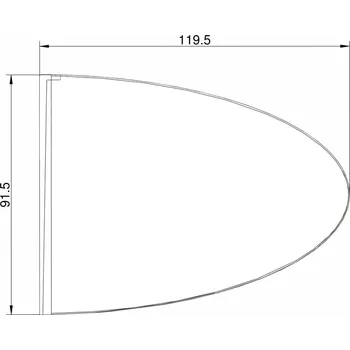 RC model ostatní Klima stabilizátor typu elipsa (bílý)
