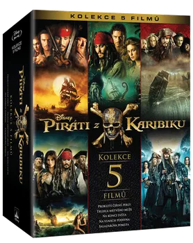 Sběratelská edice filmů Blu-ray Kolekce Piráti z Karibiku kolekce 1.-5. (2017) 5 disků