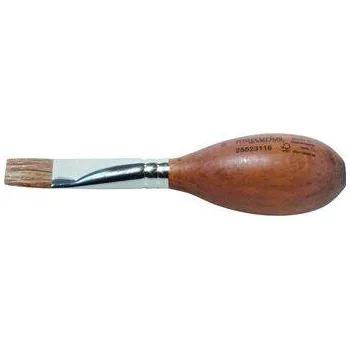 Umělecký štětec Štětec s násadkou ve tvaru vajíčka - 16mm, kraví, plochý, tvar vajíčka