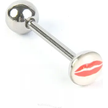 Piercing Piercing činka KISS