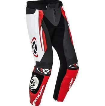 Moto kalhoty VORTEX PANT 2 - 1027 pánské červené kožené moto kalhoty IXON - XL