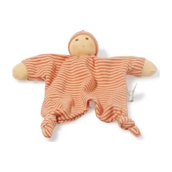 Panenka Vázaná panenka, organická bavlna oranžová, 25 cm