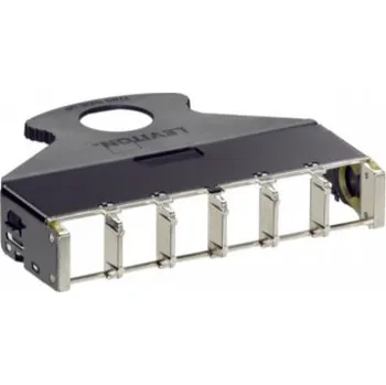 Patch panel E2XHD-BRK Kazeta pro 6 modulů stíněných nebo nestíněných QuickPort, do panelu e2XHD