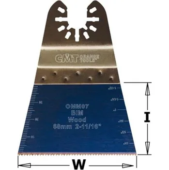 Pilový kotouč CMT ponorný pilový list s prodlouženou životností BIM na dřevo - 68 mm, sada 5 ks