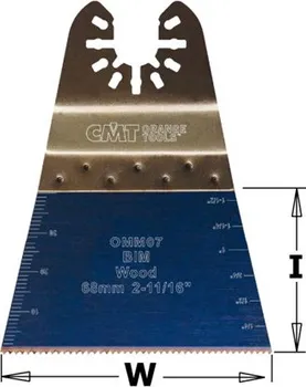 Pilový kotouč CMT ponorný pilový list s prodlouženou životností BIM na dřevo - 68 mm, sada 5 ks