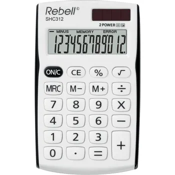 Kalkulačka Kalkulačka Rebell SHC312, 12 míst, černá