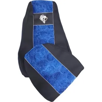 Potah sedadla Autopotahy textilní pro pro RENAULT Premium/Kerax, černo-modrá barva (č. 20)