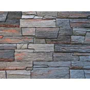 Betonový obklad VASPO Břidlice Hradní šedá 37x14,5cm cena za balení