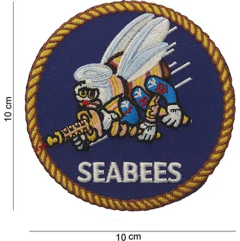 Nášivka Nášivka textilní 101 Inc Seabees - barevná