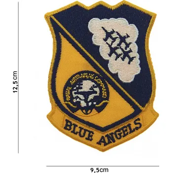 Nášivka Nášivka textilní 101 Inc Blue Angels LG - žlutá-modrá