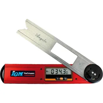 Úhloměr IGM Fachmann digitální úhloměr s ramenem 0 °- 220 ° rozlišení na 0,05 °