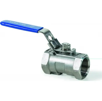 Instalatérský materiál Ivar CS Kulový uzávěr průmyslový, nerez, 2x vnitřní závit, 1 dílný