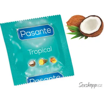 Kondom Kondom Pasante Tropical Coconut - kokos, 1 ks