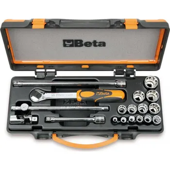 SADA HLAVIC-MODEL 910AS/C13 3/8'' S PŘÍSLUŠENSTVÍM 13KS'' (13 dvojitých šestihranných hlavic a 5 doplňků)