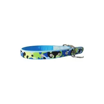 Obojek pro psa Tatrapet Pet Expert obojek na psa 15 mm x 25- 30 cm 3D podklad modrý