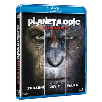 Sběratelská edice filmů Blu-ray Kolekce Planeta opic: Trilogie (2017) 3 disky