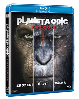 Sběratelská edice filmů Blu-ray Kolekce Planeta opic: Trilogie (2017) 3 disky