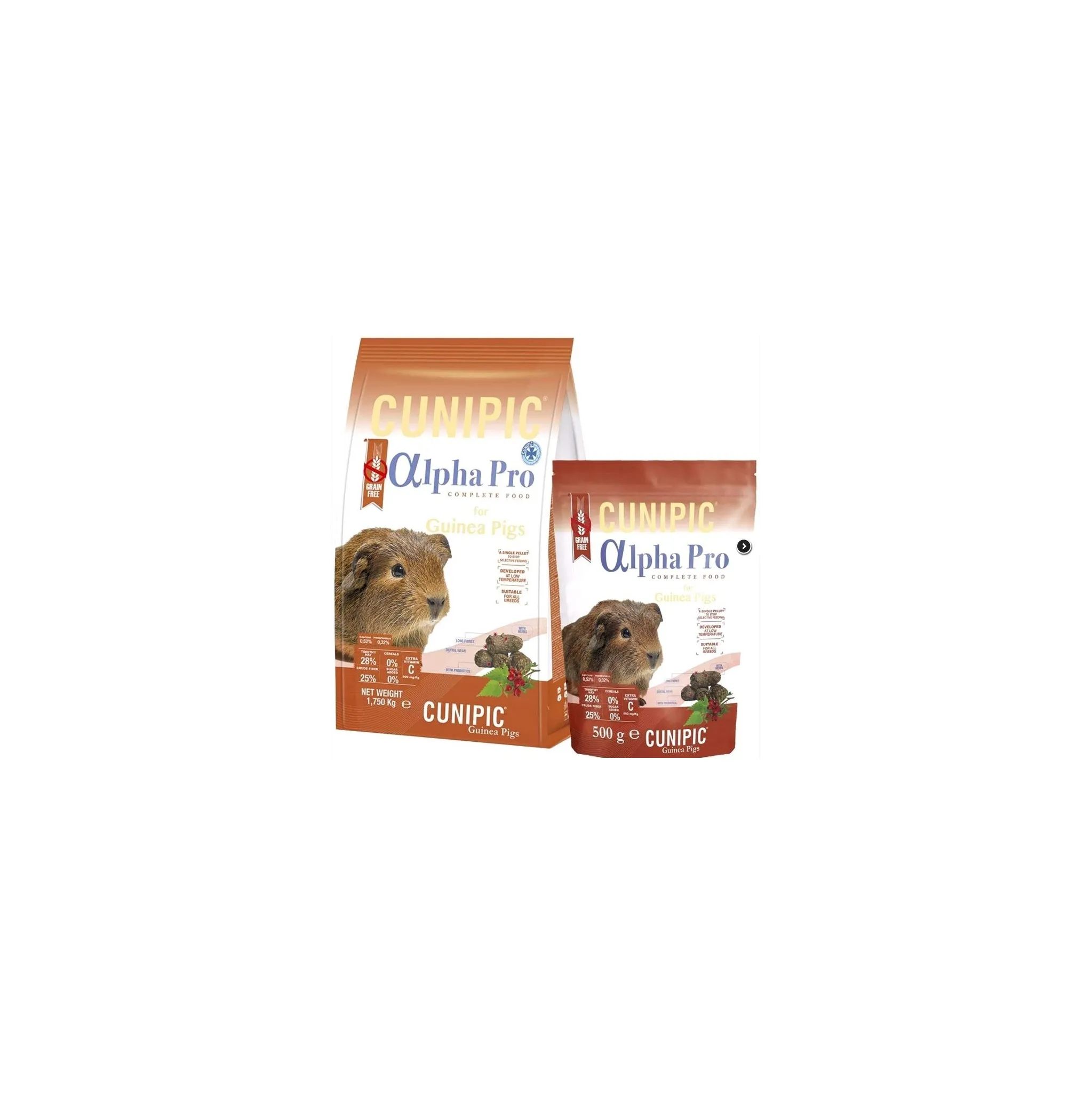 Fotografie 2 - Krmivo pro hlodavce CUNIPIC Alpha Pro Guinea Pig 500 g