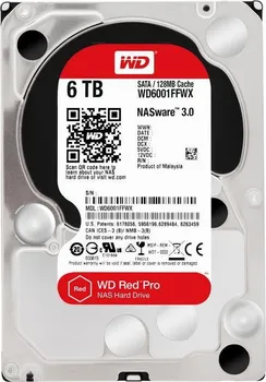 Interní pevný disk Western Digital Red Pro 6 TB (WD6003FFBX)