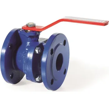 Instalatérský materiál Ivar CS Kulový uzávěr přírubový, série B2, na ropné produkty - BRA.B2.100 FKM