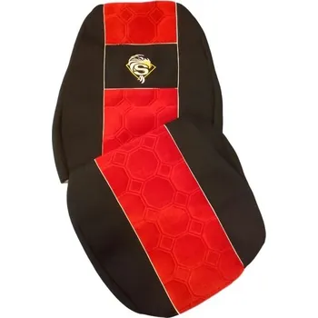 Potah sedadla Autopotahy textilní pro SCANIA R, černo-červená barva (č. 40)