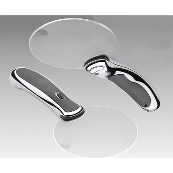 Lupa Lupa bez objímky s chromovanou kovovou rukojetí a s LED osvětlením - LCH RLQ90 - D 129