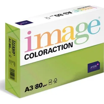 Barevný papír Papír xer. Coloraction A3, 80 g, středně zelený/Java