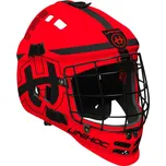 Unihoc Goalie Mask Shield Neon Red/Black