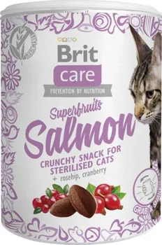Pamlsek pro kočku Brit Care Cat Snack Superfruits Salmon 100 g