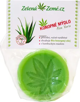 mýdlo Zelená Země Aloe Vera konopné mýdlo 80 g