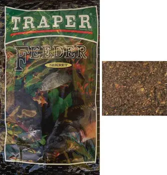 Návnadová surovina Traper Secret Feeder černý 1 kg