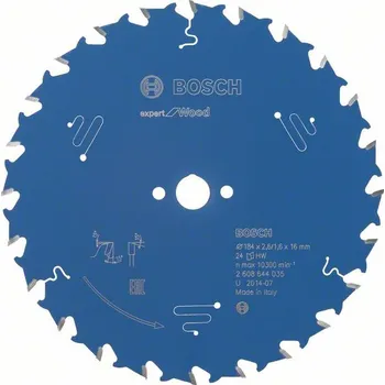 Pilový kotouč Bosch Expert for Wood 184 x 16 mm 24 zubů